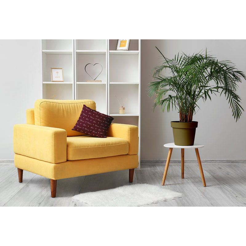 Reversible Throw Pillow, 16" H x 16" W, Square