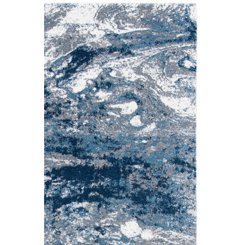 Byata 800 Performance Abstract Rug, Runner 2' x 8'