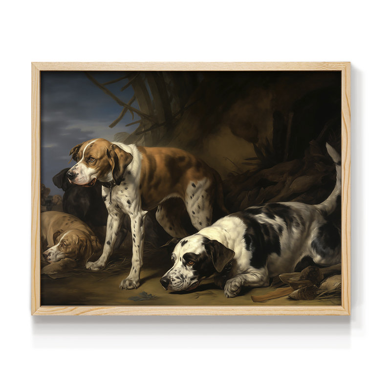 Faune - XCV III - Reproduction encadrée - Restickable, Naturel, H 16 po x l 20 po
