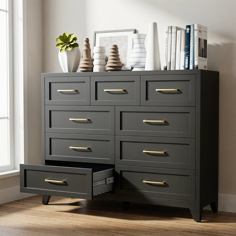 Commode haute 9 tiroirs