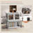 Versatile Stackable Storage Bins With Wheels And Doors