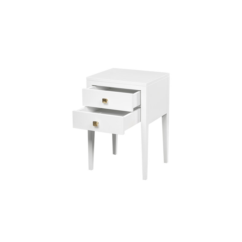 Jeylon 40cm W Solid + Manufactured Wood Bedside Table