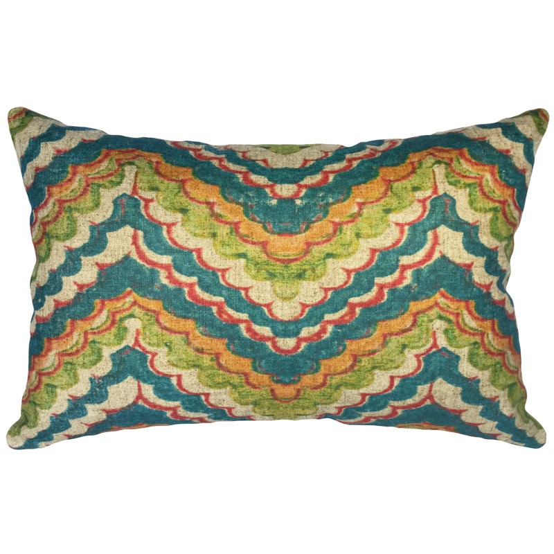Chevron Linen Throw Pillow
