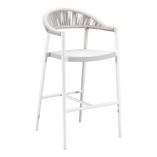 Powder Coated Aluminum Outdoor Stool