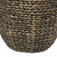 Panier de rangement décoratif et fonctionnel fait à la main Seagrass avec doublure et dessus assortis-801542632