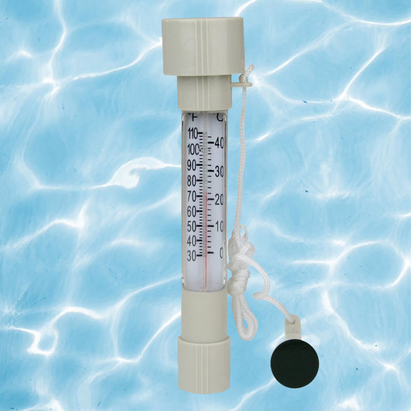 Hydrotools Buoy Pool And Spa Thermometer - 8" - White
