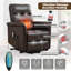 Fauteuil inclinable électrique Lift Assist avec massage par vibration et chauffage-679427080