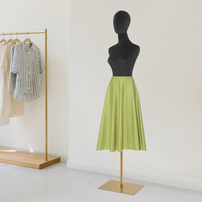 Female Dress Form Display, Clothing Store Female Mannequin Body, Adjustable Height Clothing Female Form