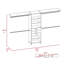 Système d'organisation modulaire Geek pour placard avec tringles, tablettes et tiroirs-1559780224-1559780225