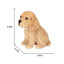 Brown Cocker Spaniel | Handpainted Decorative Puppy Statue for Home & Garden Decor | Premium Polyresin Dog Statue | Gift for Dog Lovers | Weather-Resistant Indoor/Outdoor Decor