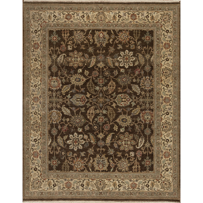 Sovereign Hand Knotted Wool Area Rug, Rectangle 8' x 10'