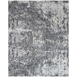 Hand Woven Linen and Cotton Abstract Area Rug
