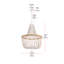 Luminaire suspendu perlé Hudson -52747506