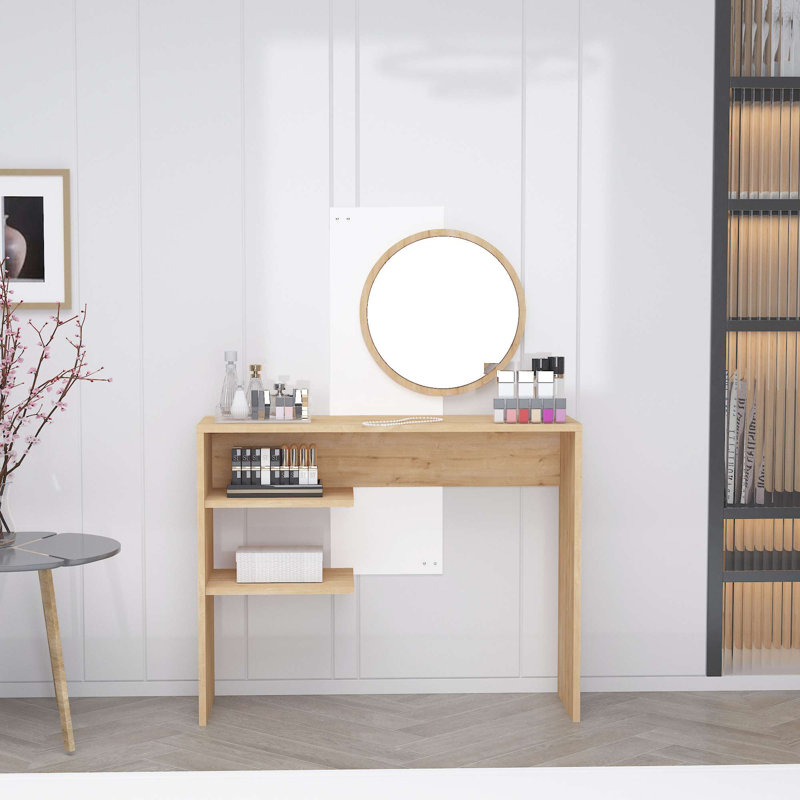 Table de maquillage, Beige clair