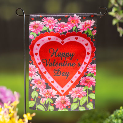 Drapeau de jardin «Fillé avec amour»