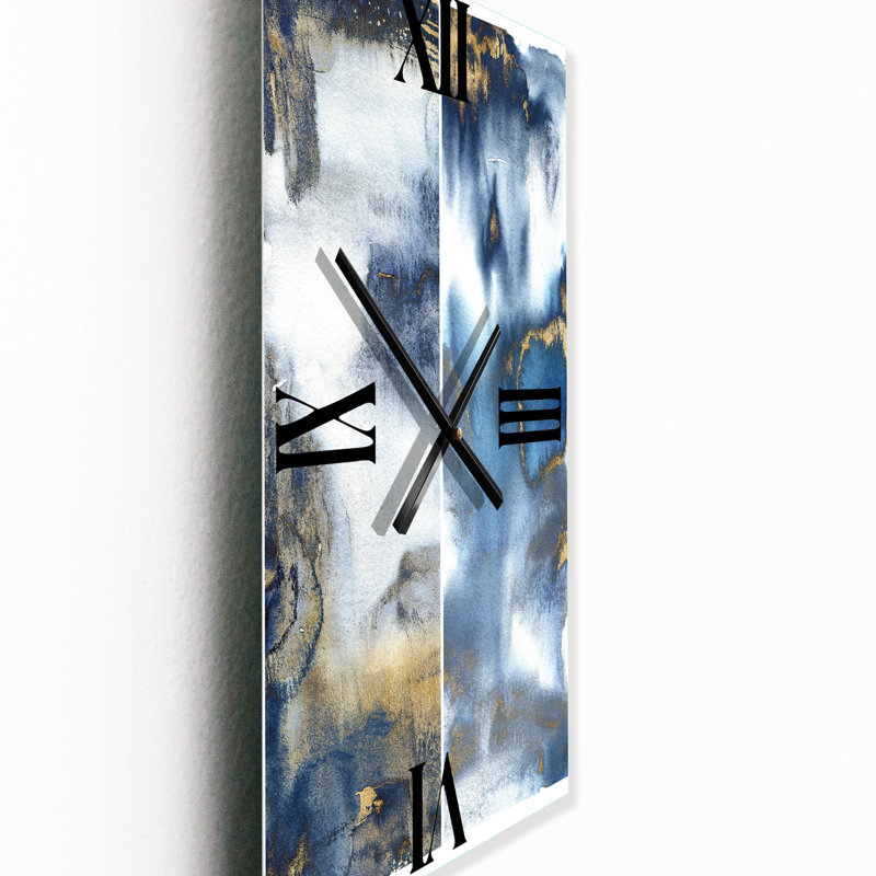 Horloge murale Abstract Waves I, Grand