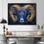 Blanc bleu astrologie cosmique rêveur bélier - astronomie bélier, art mural-1856045008-1856045022