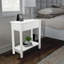 Console verrouillable Verrill - Tables de bout de salon 2 pièces avec compartiment de rangement à charnières caché et tablette inférieure-2025992312