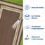Tapis d'extérieur Tapis de paille en plastique imperméable et réversible pour patio Tapis de sol léger et facile à nettoyer pour l'extérieur-9512778-26216074