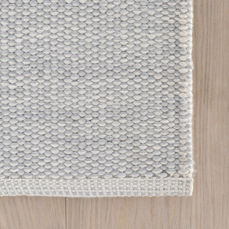 Pebble Handwoven Performance Rug, Gray, Rectangle 7'6" x 9'6"