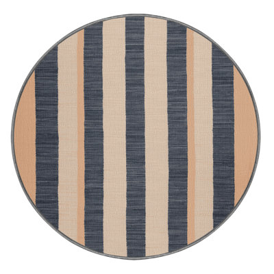 Machine Washable Checkered Gray Area Rug