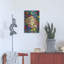 Latitude Run® «Pizza Slice With Toppings» par Ron Magnes, art mural en métal-2059254068