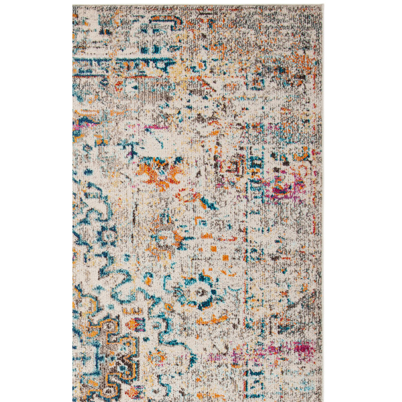 Felty Oriental Black/Gold Area Rug, Square 9'