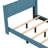 Upholstered Velvet Wingback Bed-445864707