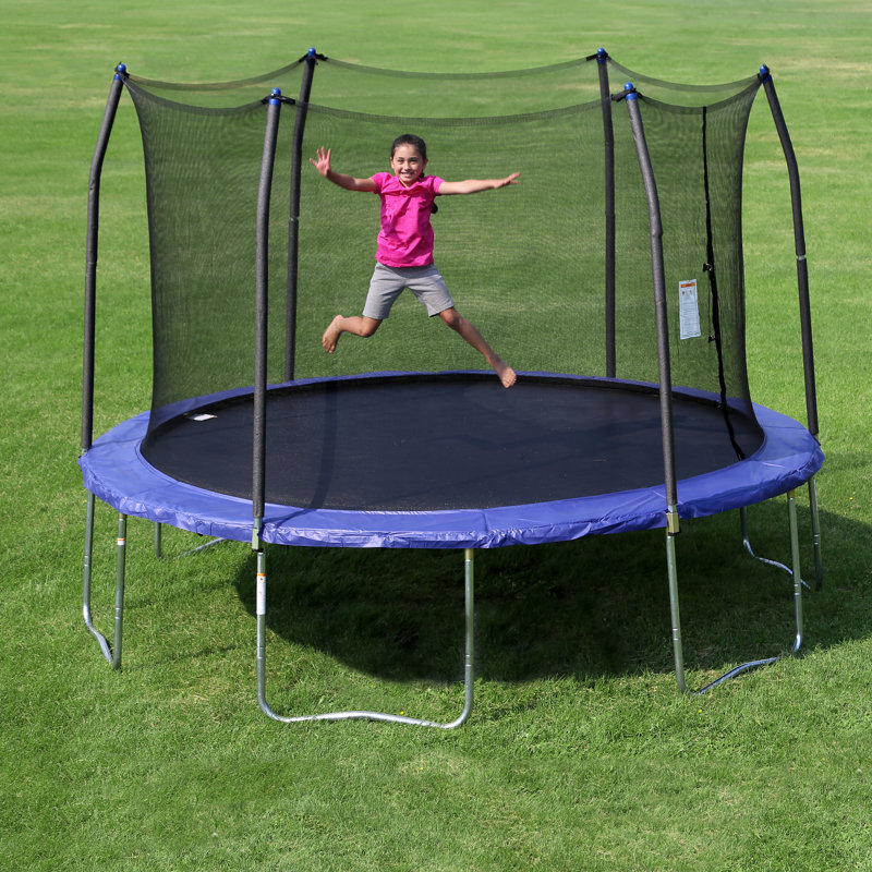 Skywalker Trampolines 12 Foot Trampoline with Safety Enclosure (Blue) 