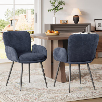 Harrod Dining Chairs With Metal Legs