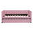 Twin Size Upholstered Daybed with Ergonomic Backrest and Trundle, Pink Guest Bed for Kids or Small Spaces-1136942628