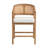 Darise 24.25” Seat Height Pe Rattan Counter Stools With Rubberwood Frame-111605317