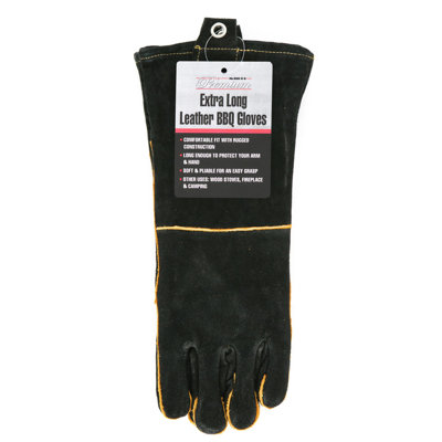 Mr. Bar-B-Q Leather Oven Glove Set