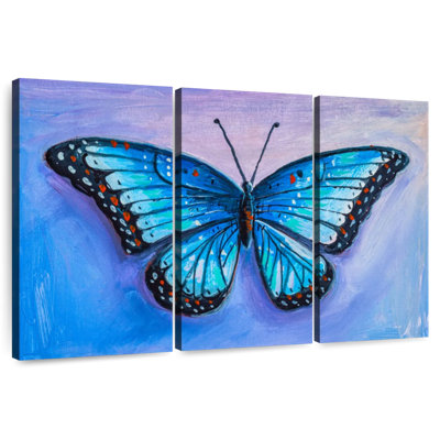 Papillon bleu Brampt