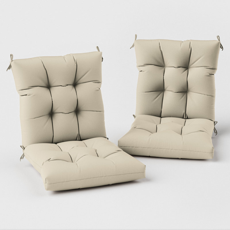 Coussin de siège / dossier intérieur et extérieur Anjelyka, Beige