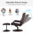 Hetherington Faux Leather Swivel Recliner-676238998