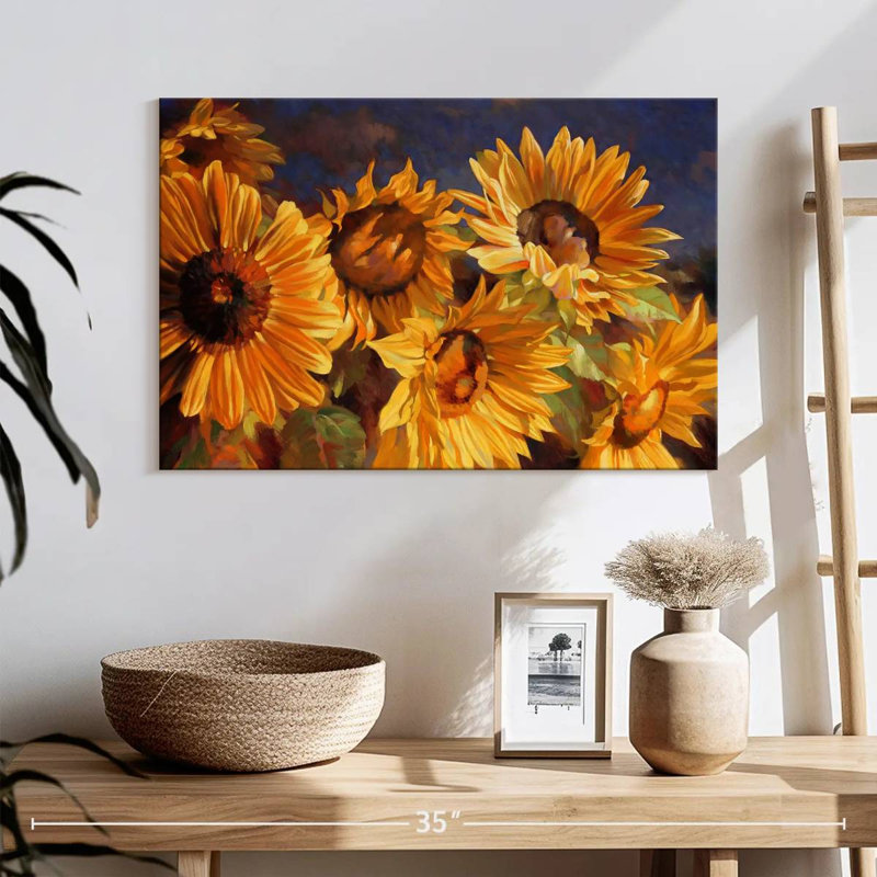 Harnek Sunflower Cluster, 16" H x 24" W