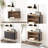 Sideboard Buffet Cabinet With Sliding Doors, Mid Century Modern Credenza With 2 Tambour Doors, Minimalist Accent Storage Cabinet For Living Room, Media Console With Storage,-717508611