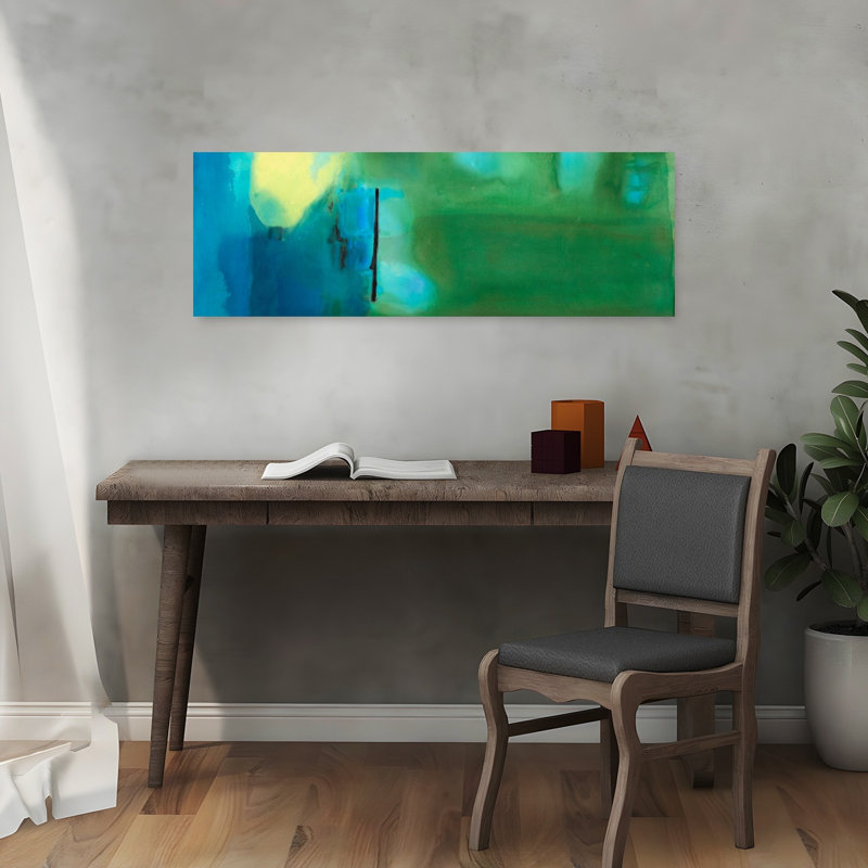 Art mural contemporain contemporain, H 36 po x l 12 po