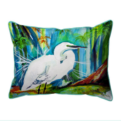  Housse et insert de coussin rectangulaire d'extérieur Acyrlic Egret