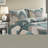 Certified Bedding Sets, Cotton Full Queen Modern Ikat For Home