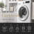 Neo Retro Writing Design Extra Long Polyester Shower Curtain-87141772