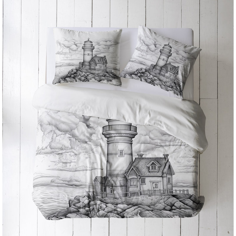 Abstract Duvet Cover, King Duvet Cover + 2 King Shams