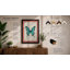 Symmetrical Butterfly Study Botanical - Framed Print-30129585-30129586