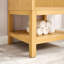 Meuble-lavabo en bois massif de 20 po avec tablette réglable-2066005586