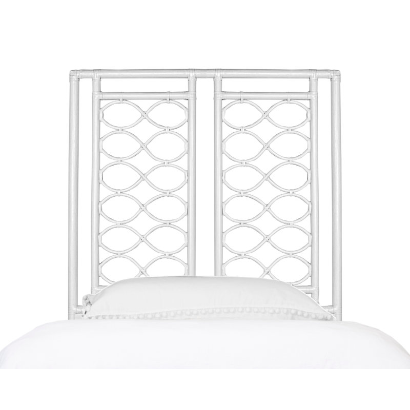 Infinity Low Profile Standard Bed, White, Twin XL