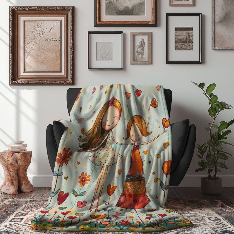 Pure Affection - 1 Piece Premium Blanket, Twin
