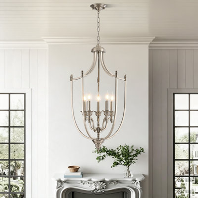 5-light Dimmable Metal Lantern Pendant