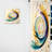 Bayville - Colorful Watercolor Spiral - Modern Velvet Curtain - Room Darkening - 1 panel-1191145073