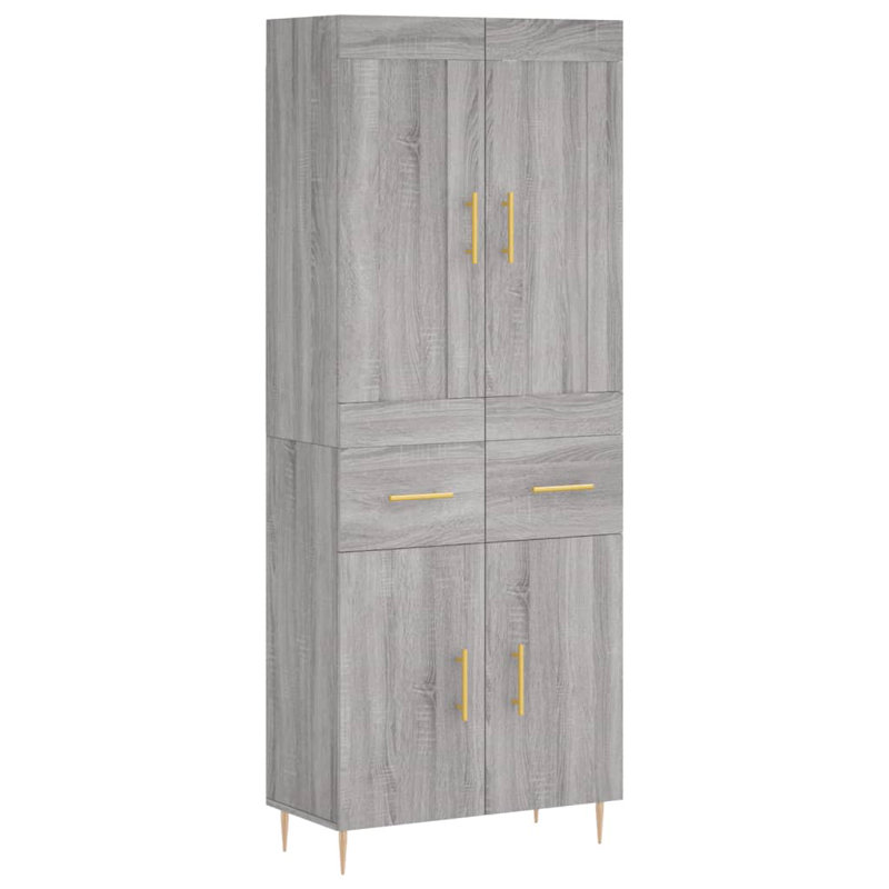 Plagido 69.5cm Sideboard, Grey Sonoma